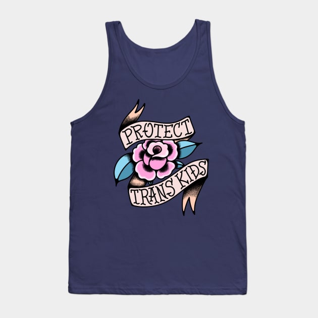 Protect Trans Kids Tank Top by Fine Grain Supply Co